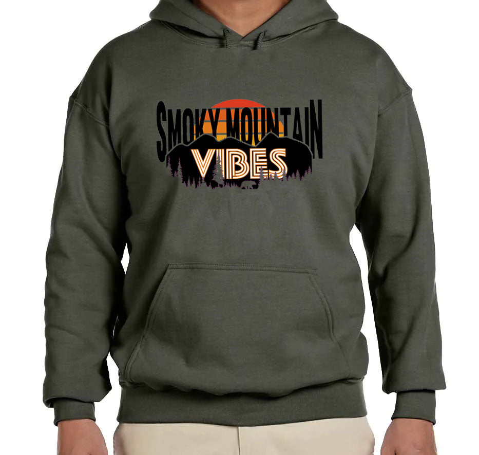 Smoky Mountain Vibes Gildan G185 Adult Heavy Blend Hoodie