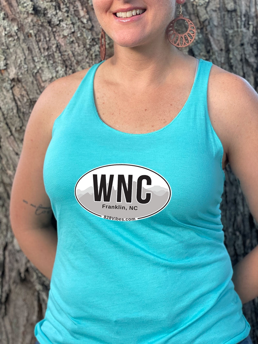 WNC Mountain Towns Racerback Tank